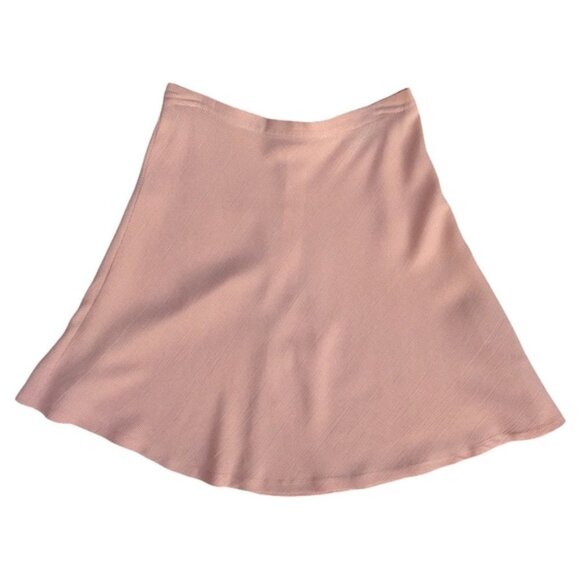 Vintage Le Château Pink Gingham A Line Mini Skirt Size 4 - Picture 2 of 8